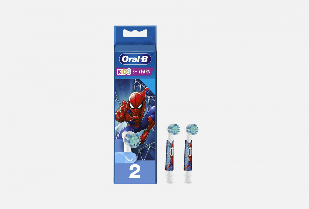 Насадки для электрической зубной щетки, 2 шт ORAL-B Spiderman 2 мл