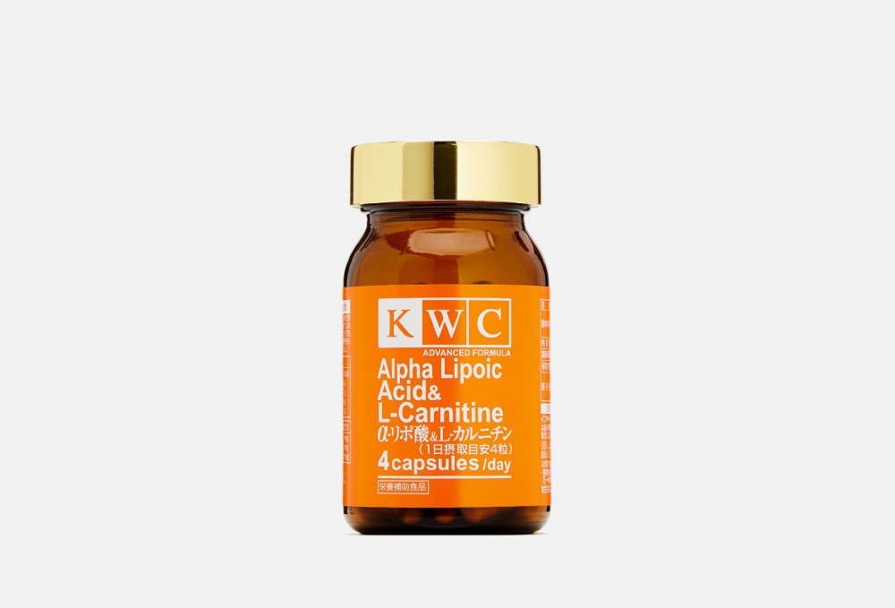 Альфа-Липоевая кислота и L-карнитин KWC Alpha Lipoic Acid & L-carnitine 120 шт