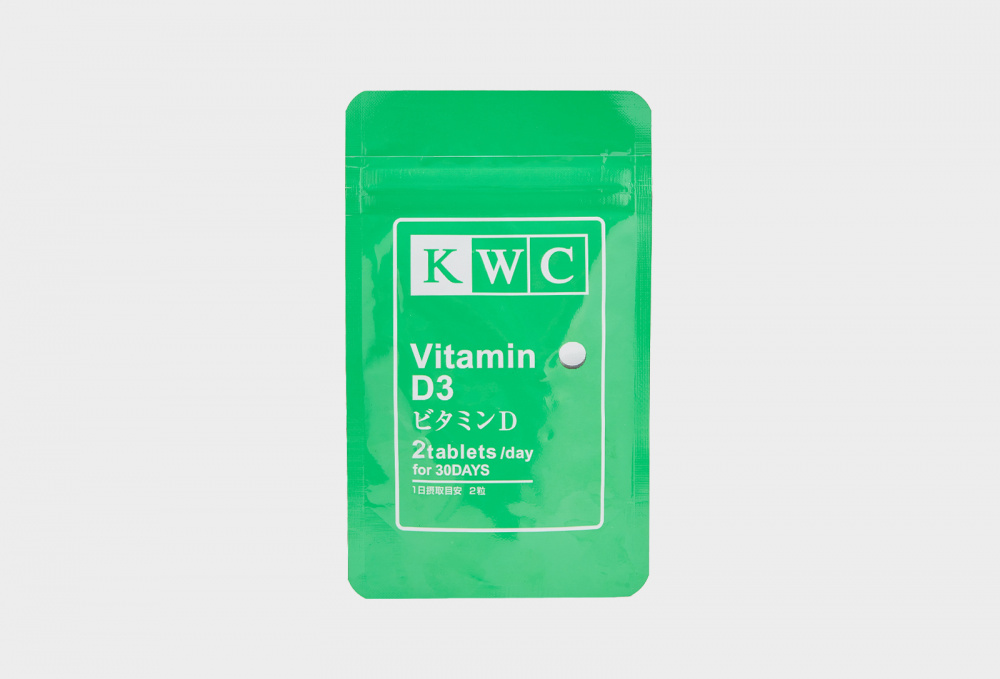 Витамин D3Общего действия KWC Vitamin D3 60 шт