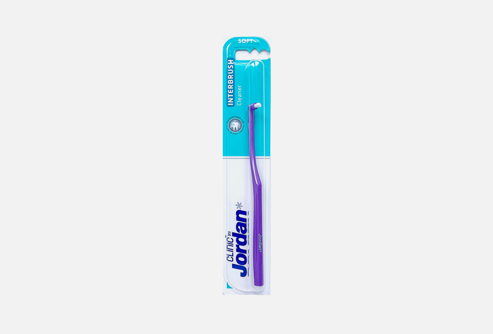 Зубная щетка монопучковая, мягкая, фиолетовая JORDAN - фото 1