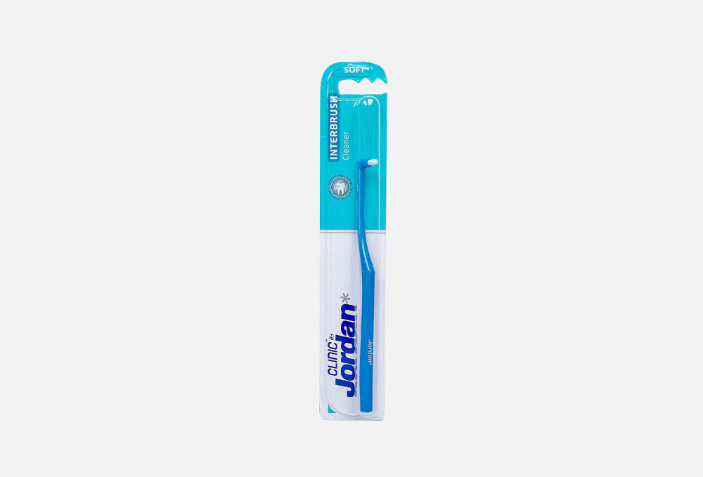 Зубная щетка монопучковая, мягкая, синяя JORDAN - фото 1