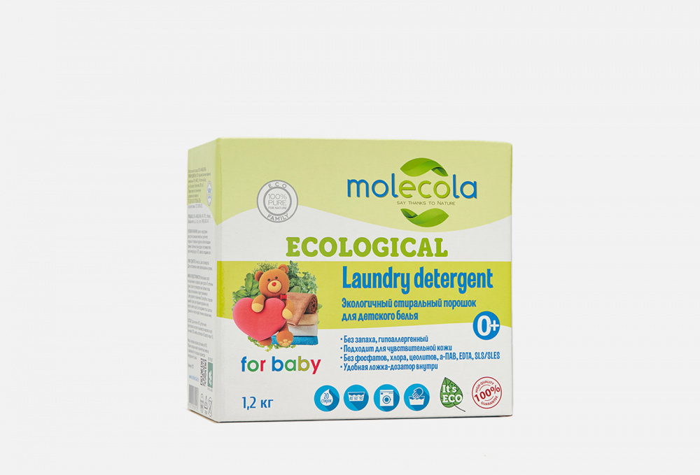 Купить Экологичный стиральный порошок, MOLECOLA