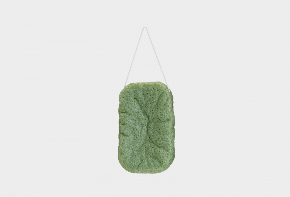 Спонж для тела CAMEO BY ELEN MANASIR Из Растения Конняку С Зеленым Чаем 1