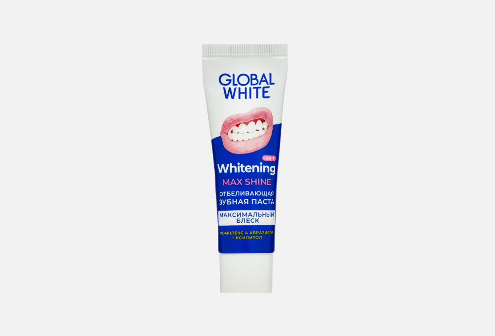 Зубная паста отбеливающая GLOBAL WHITE - фото 1
