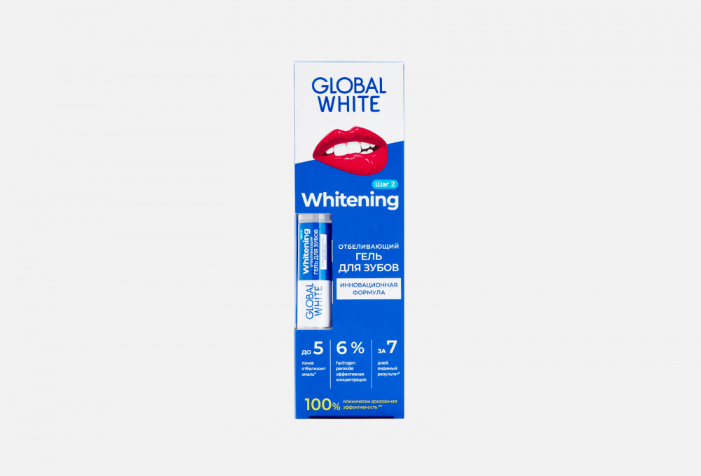 Карандаш - аппликатор для отбеливания зубов, GLOBAL WHITE  - Купить