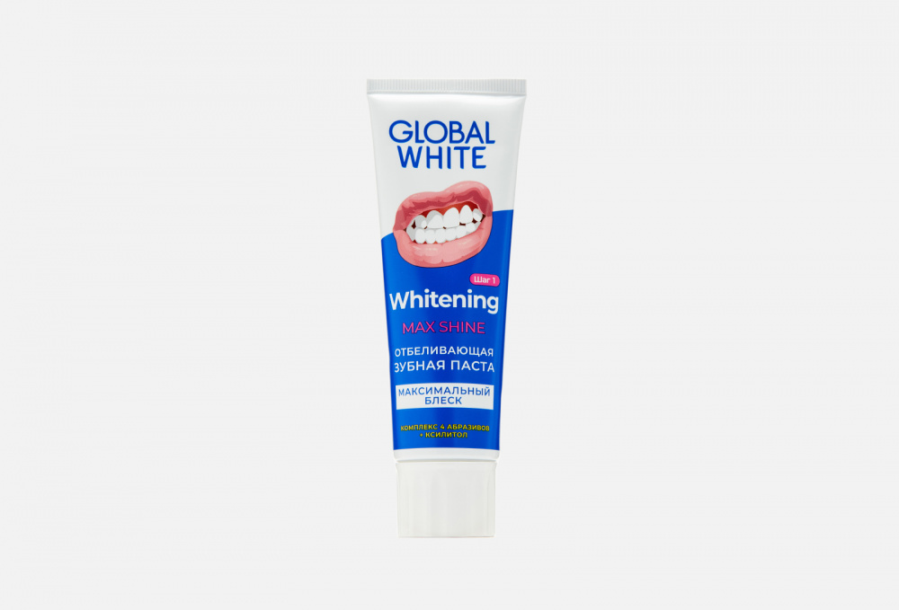 Отбеливающая зубная паста GLOBAL WHITE - фото 1