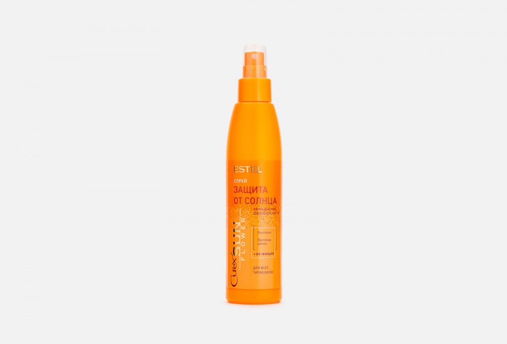 Спрей «Увлажнение. Защита от UV-лучей» для всех типов волос ESTEL Curex Sun Flower 200 мл