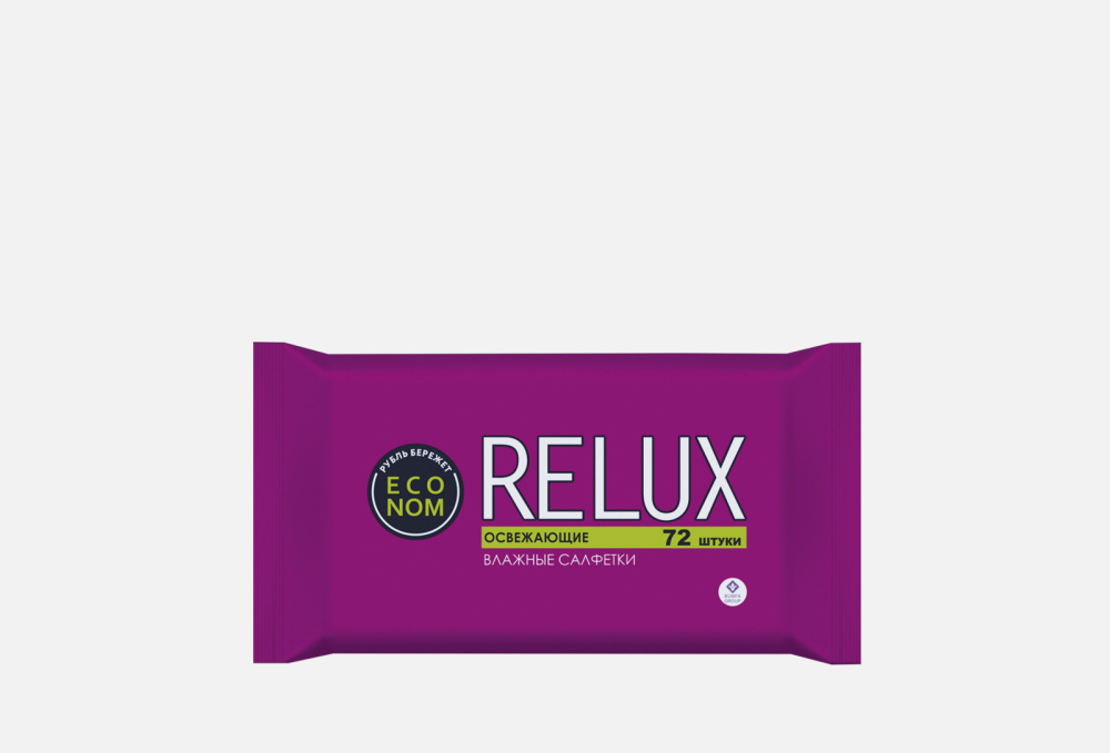 Влажные салфетки RELUX Wet Refreshing Wipes 72 шт