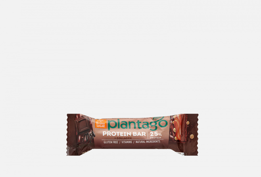 Протеиновый батончик PLANTAGO Двойной Шоколад 40 шт цена и фото