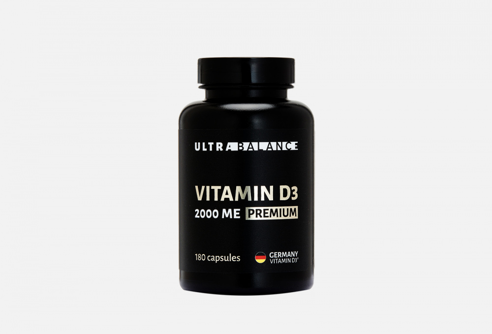 Биологически активная добавка ULTRABALANCE Vitamin D3 180 шт 