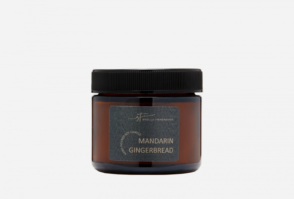 Ароматическая свеча STELLA FRAGRANCE Mandarin-gingerbread 50 гр