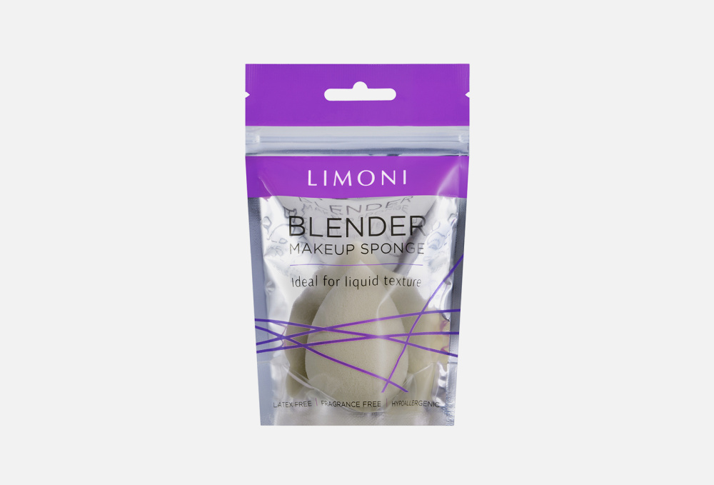 Спонж для макияжа LIMONI Blender Makeup Sponge Ivory 1 шт