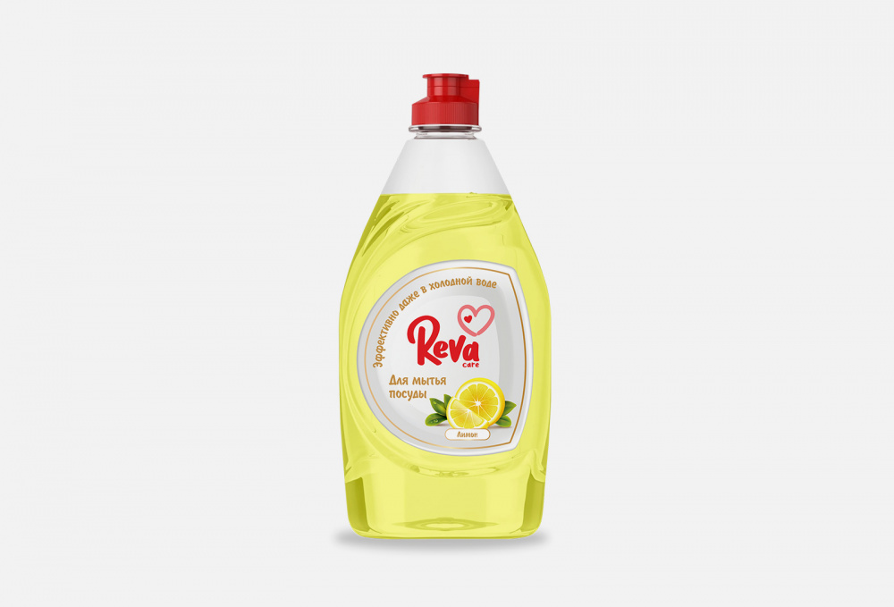 Средство для мытья посуды REVA CARE Сочный Лимон 450 мл