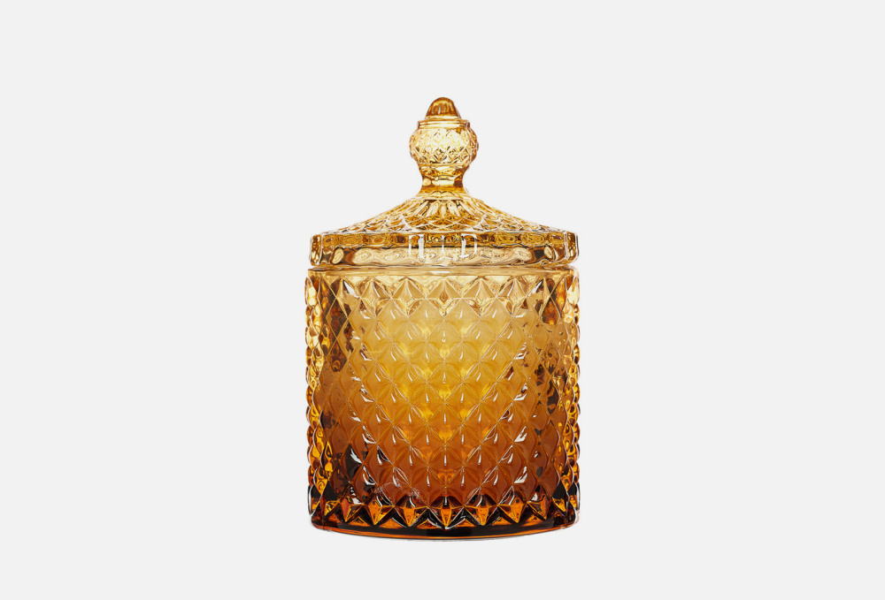 Свеча ароматическая IVLEV CHEF Glass, Amber 1 шт