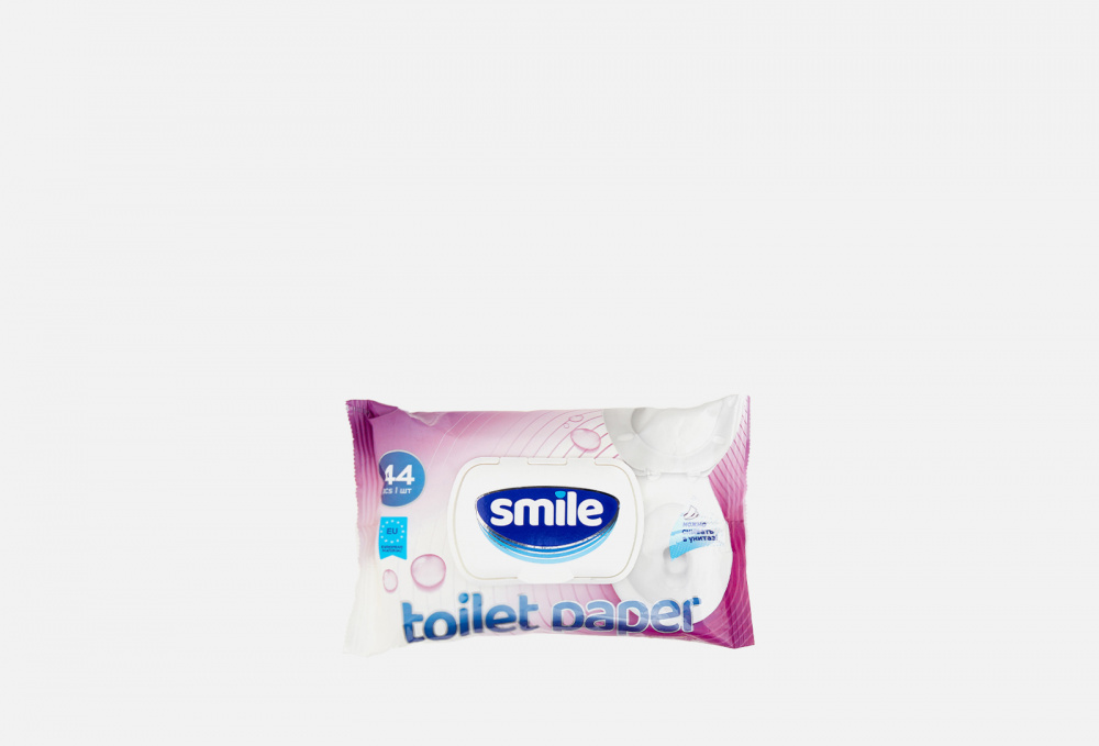 Влажная туалетная бумага SMILE Fresh 44 шт цена и фото