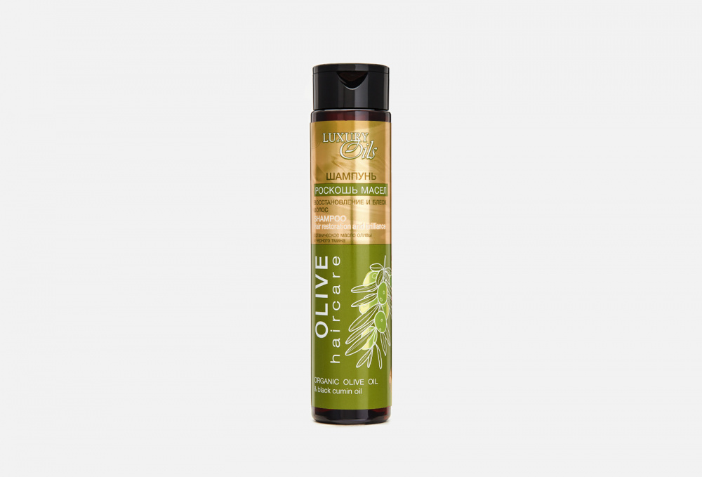 фото Шампунь восстановление и блеск волос luxury oils