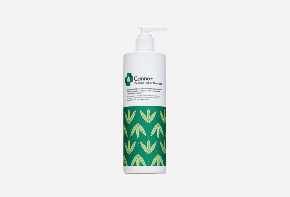 Шампунь для восстановления поврежденных волос CANNA+ Damage Repair Shampoo 400 мл