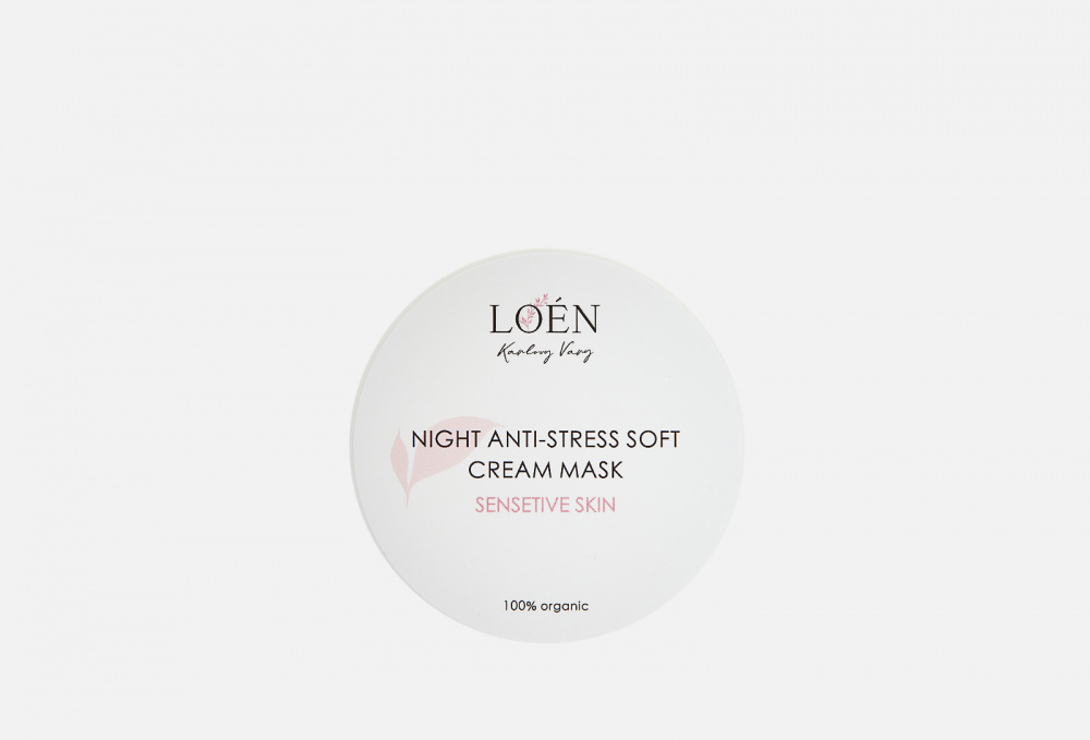 Крем-маска для лица, шеи и декольте LOEN Night Anti-stress Soft Cream Mask 50 мл