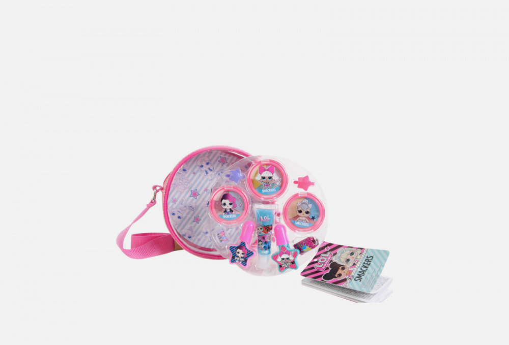 Игровой набор детской декоративной косметики для лица и ногтей в сумочке MARKWINS - фото 1
