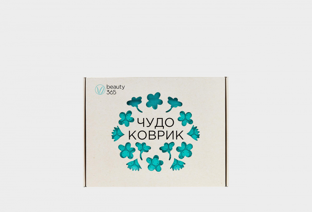 Коврик с аппликаторами Кузнецова бирюзовый BEAUTY 365 - фото 1
