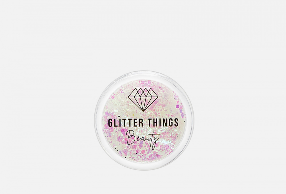 Гель-Глиттер GLITTER THINGS BEAUTY, цвет розовый