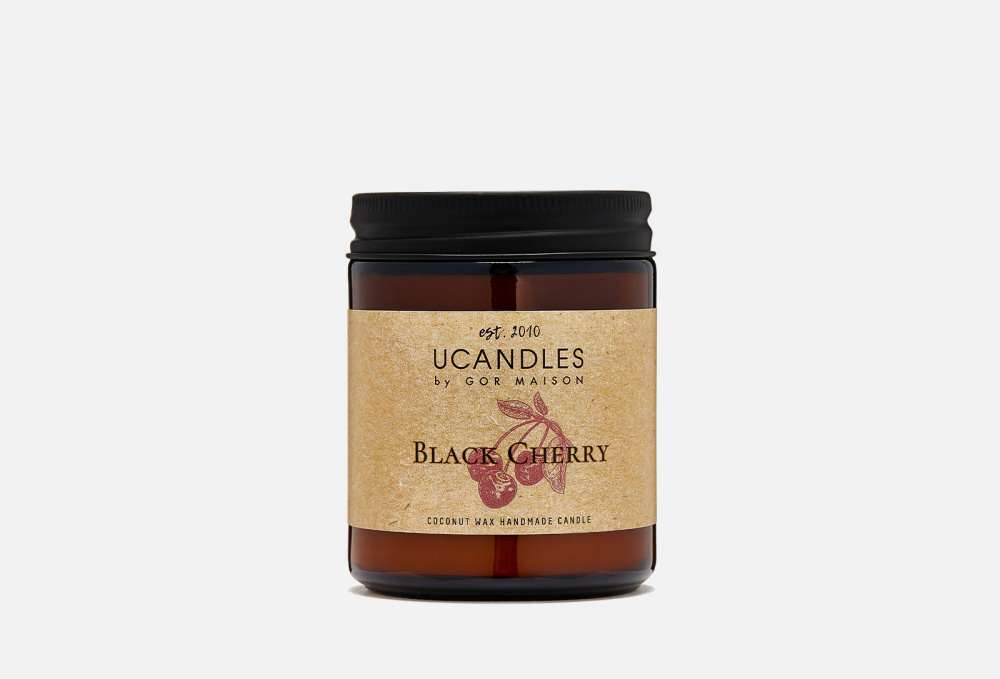 Ароматическая свеча UCANDLES Black Cherry Chez Maman 190 гр