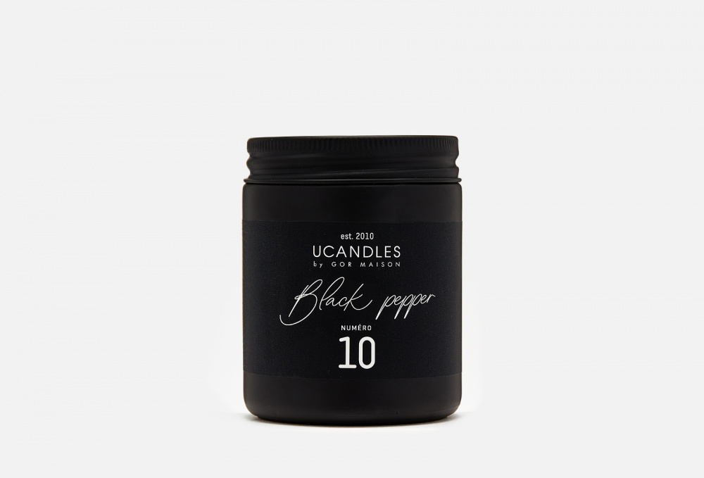 Ароматическая свеча UCANDLES Black Pepper Terre Masculin 190 гр