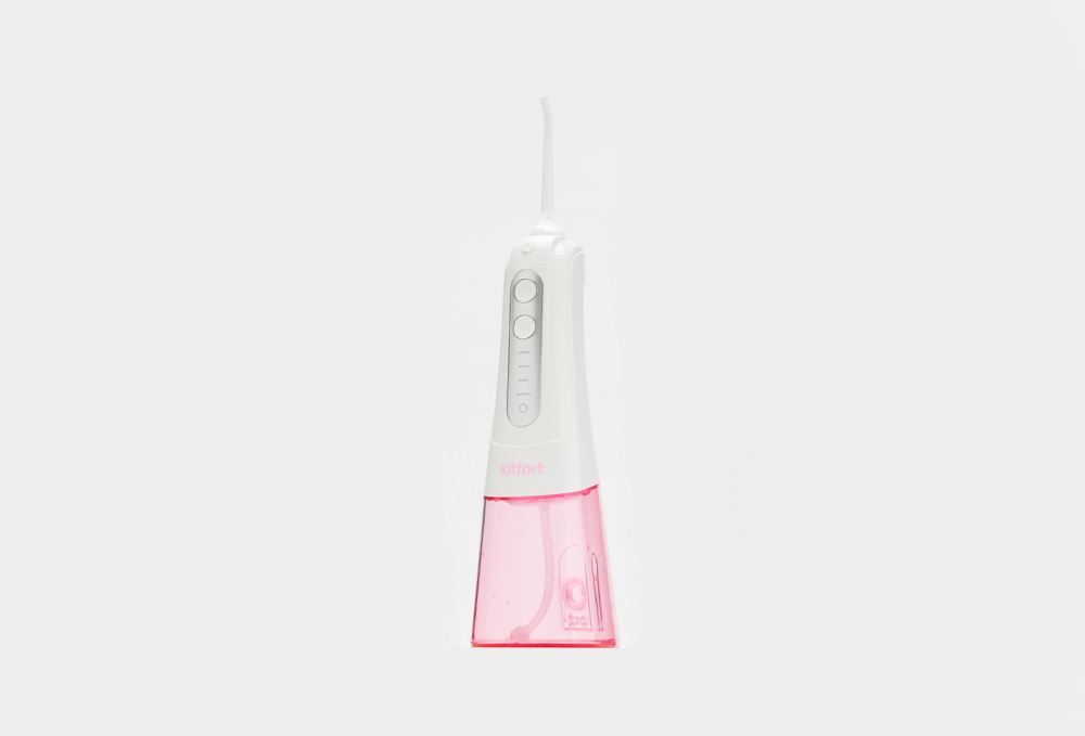 Ирригатор для полости рта, бело-розовый KITFORT - фото 1