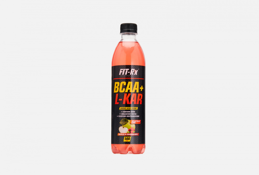 цена БЦАА+Л-КАР напиток яблоко-клюква FIT- RX Bcaa+l-kar 500 мл