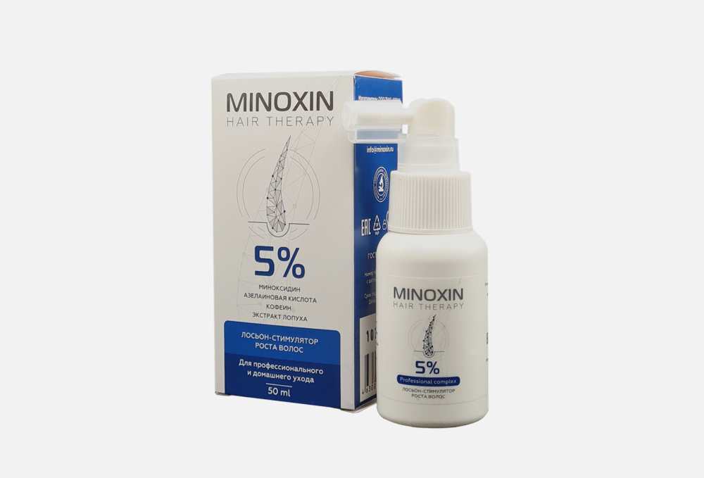 Стимулятор роста волос миноксин 5