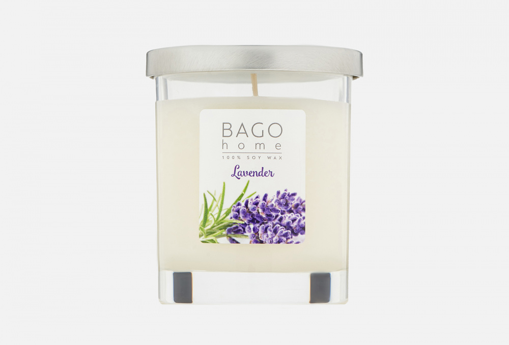 Ароматическая свеча BAGO HOME Lavender 132 гр