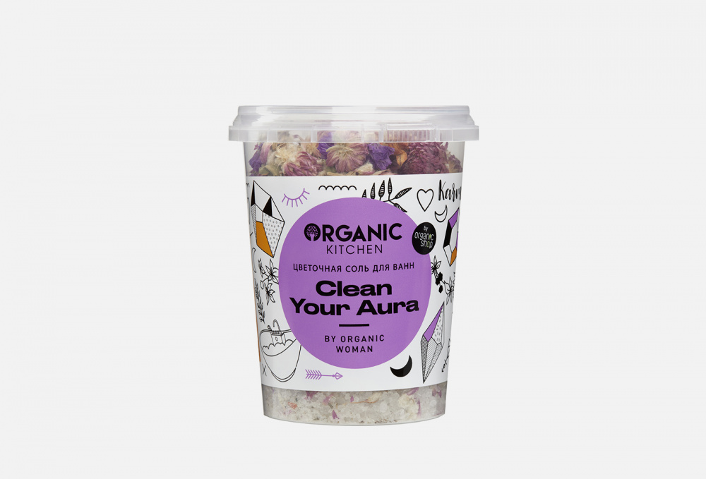 Соль для ванн ORGANIC KITCHEN Clean Your Aura By Organic Woman 410 гр