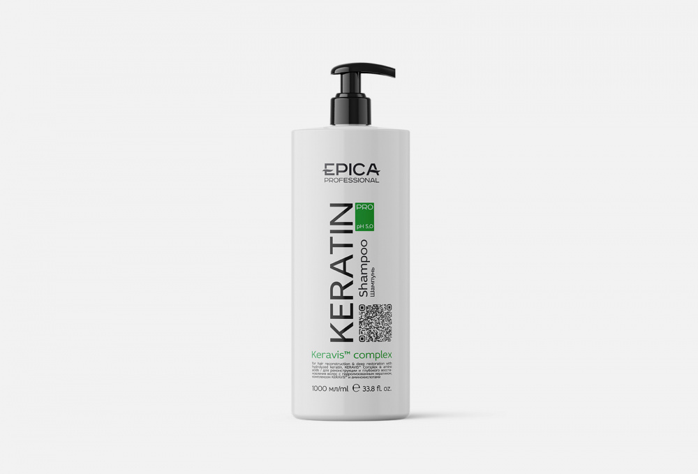 Шампунь для реконструкции волос EPICA PROFESSIONAL Shampoo For Hair Reconstruction Keratin Pro 1000 мл
