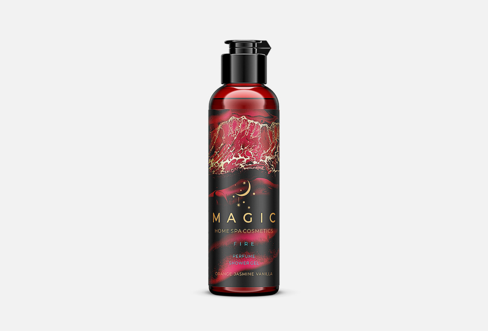 Гель парфюмированный для душа MAGIC 5 ELEMENTS Magic Fire Orange, Jasmine, Vanilla 150 мл