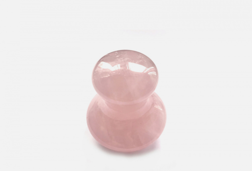 Прибор для массажа лица Гуаша грибочек из Розового кварца