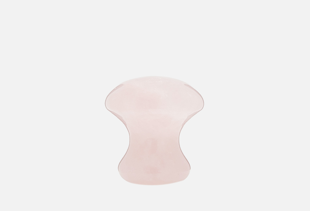Прибор для массажа лица Гуаша грибочек из Розового кварца