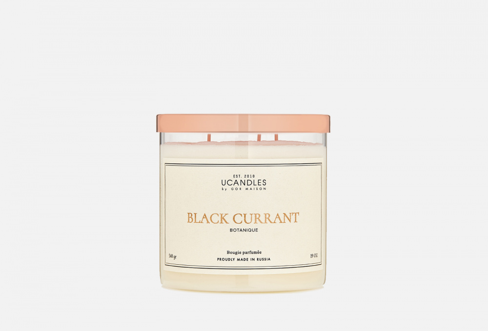Свеча парфюмированная в стакане UCANDLES Black Currant 540 гр