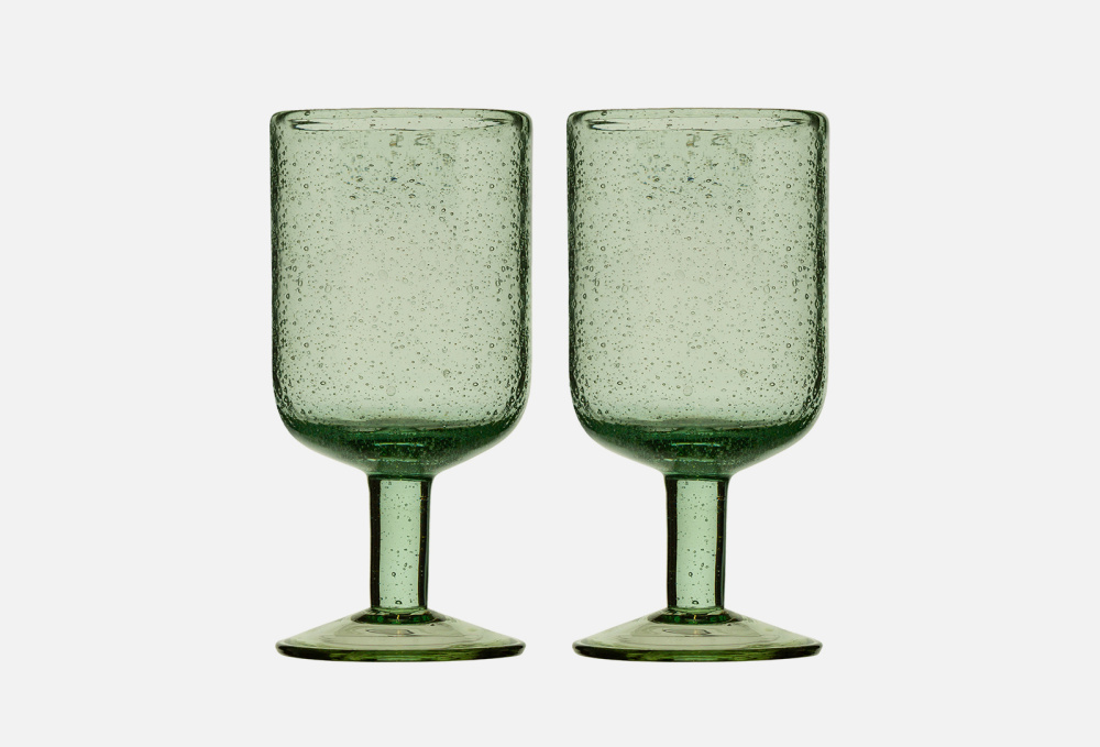 Набор бокалов для вина 410 мл LIBERTY JONES, цвет зеленый
