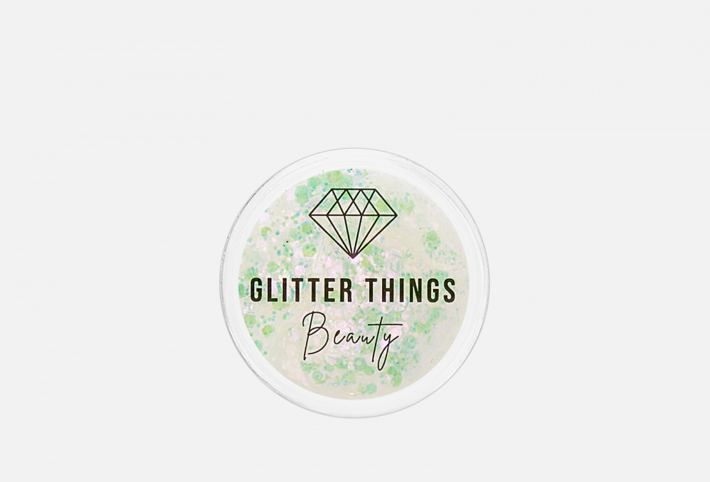 фото Гель-блестки для лица,тела, волос glitter things beauty