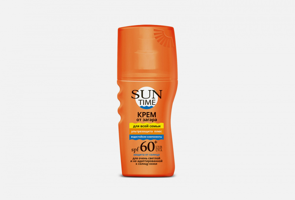 Солнцезащитный крем для тела SPF 60+ SUN TIME - фото 1