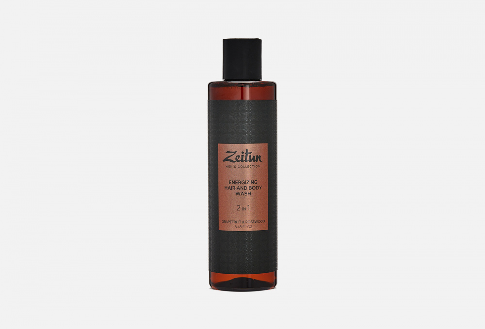 Очищающий гель 2 в 1 для тела ZEITUN Energizing 2 In 1 Hair And Body Wash For Men 250 мл