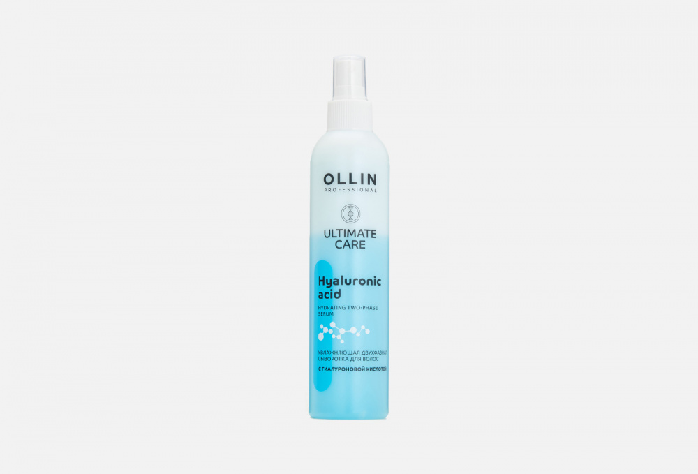 Увлажняющая двухфазная сыворотка для волос OLLIN PROFESSIONAL