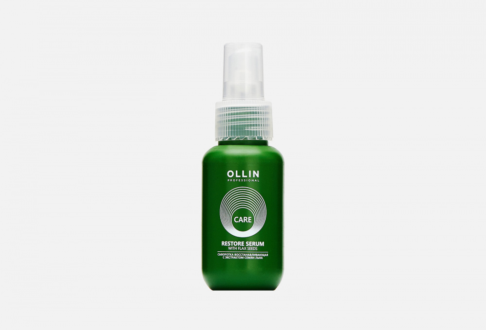 Восстанавливающая сыворотка для волос OLLIN PROFESSIONAL Restore Serum With Flax Seeds 50 мл