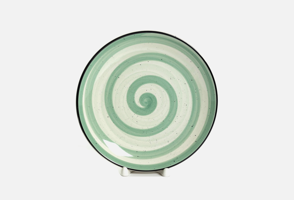 Тарелка мелкая 27 см ELRINGTON, цвет зеленый