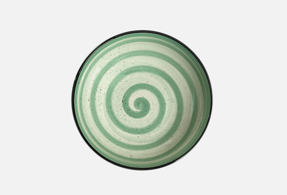 Тарелка глубокая ELRINGTON, цвет зеленый