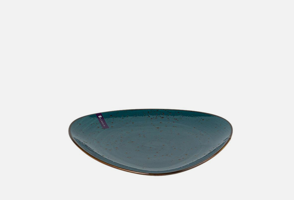 Тарелка мелкая SAMOLD, цвет синий