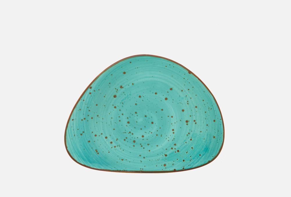 Тарелка мелкая SAMOLD Horeca Turquoise 22x17 См 1 шт