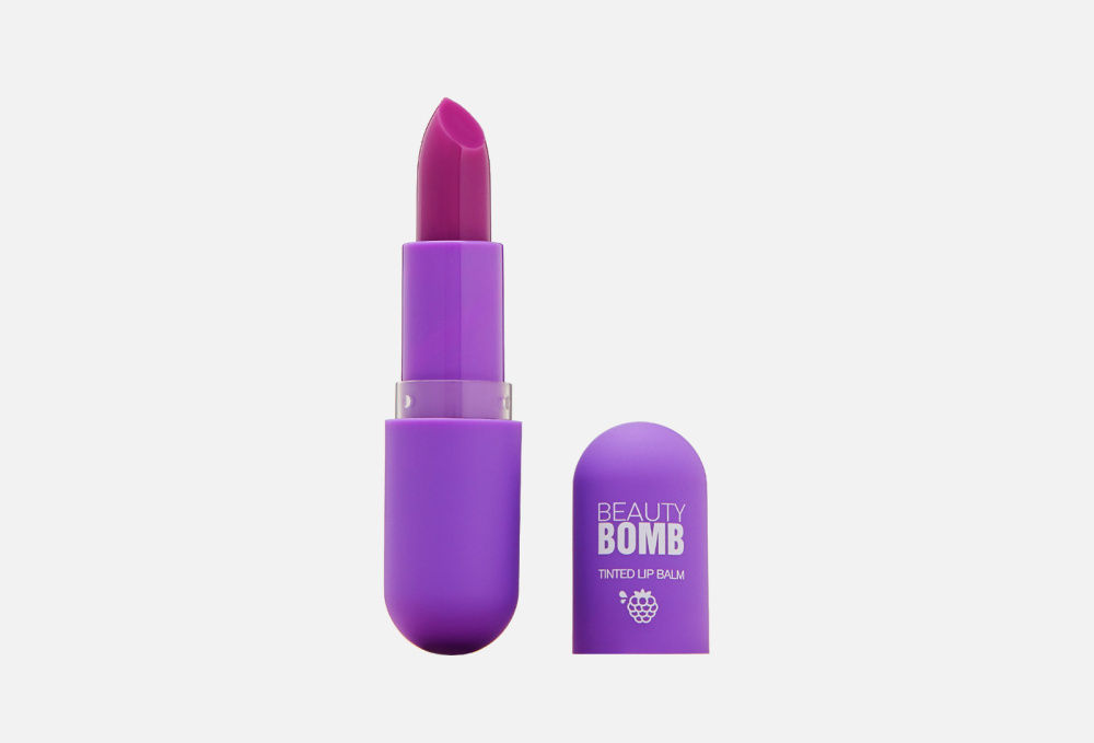 Бальзам для губ BEAUTY BOMB, цвет фиолетовый - фото 1