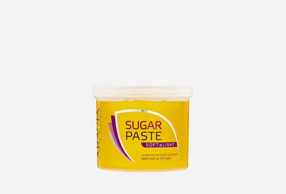 фото Паста для шугаринга сахарная и легкая мягкой консистенции aravia professional