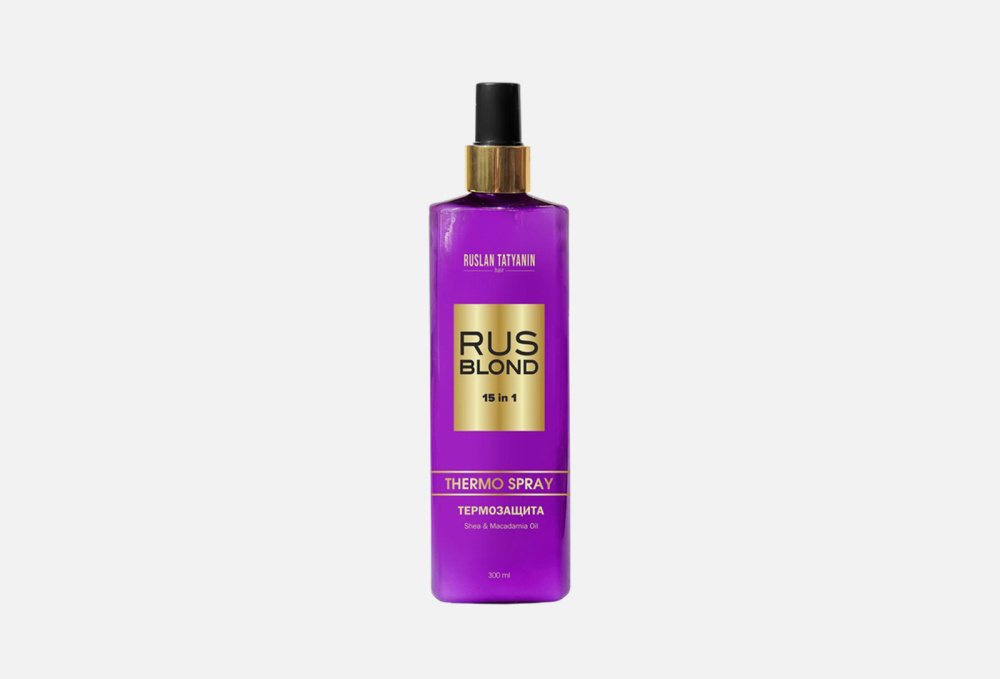 Термозащитный спрей для осветленных волос RUSLAN TATYANIN HAIR Rusblond 15 In 1 300 мл цена и фото